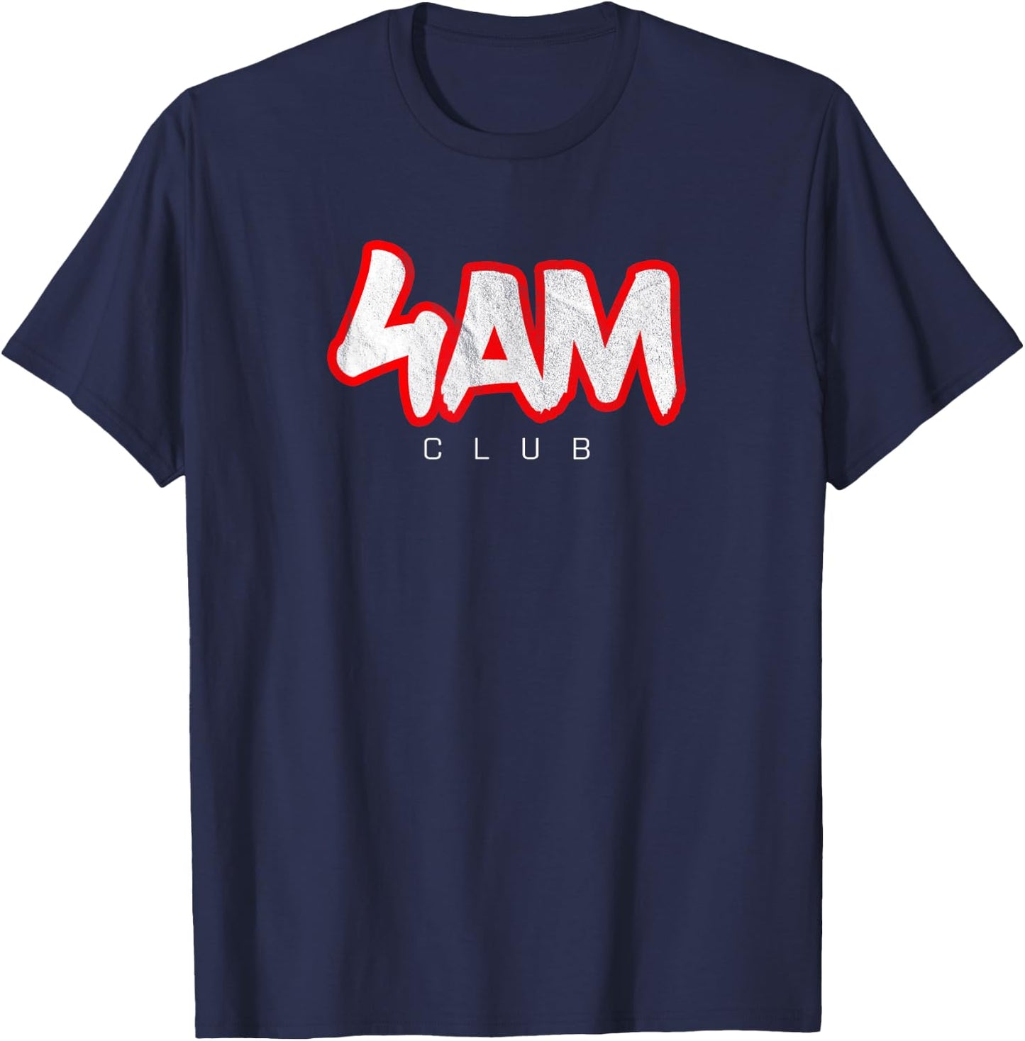 Morning Workout - Personal Trainer Fitness Coach - 4AM Club T-Shirt - T-Shirt | Navy