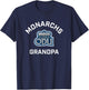 Old Dominion University ODU Monarchs Arched Grandpa T-Shirt - T-Shirt | Navy