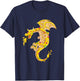 Pizza Dragon Pizza Dragon Delicious Italian Food Cheese T-Shirt - T-Shirt | Navy
