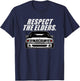 E39 5 Series - Respect The Elders T-Shirt - T-Shirt | Navy