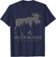 Jackson Hole Wyoming Vintage Moose Souvenir Pride T-Shirt - T-Shirt | Navy