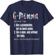 G-Momma Definition Mother's Day & Birthday gift Grandmother T-Shirt - T-Shirt | Navy