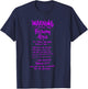 Warning I Suffer from Fibromyalgia - Funny Fibro Saying T-Shirt - T-Shirt | Navy