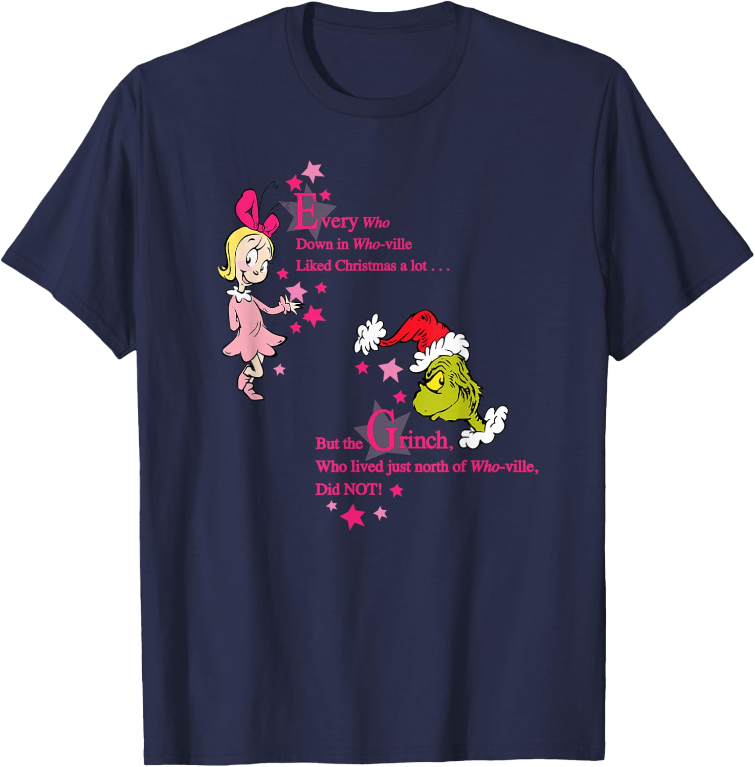 Dr. Seuss Every Who Down in Who-ville Short Sleeve T-Shirt - T-Shirt | Navy