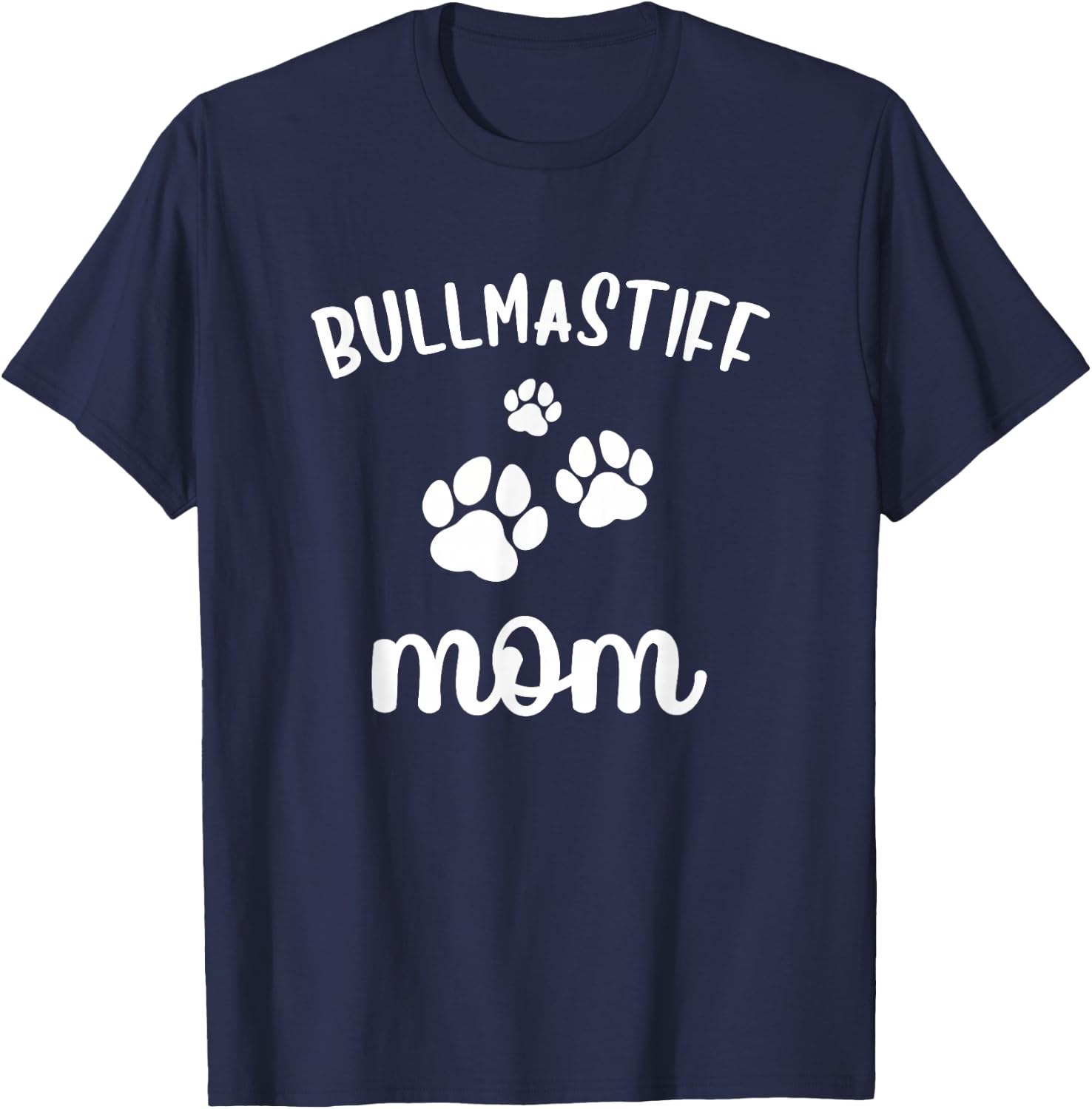 Bullmastiff Mom Cute Dog Bull-Mastiff T-Shirt - T-Shirt | Navy