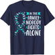 Sexual Assault Awareness Support T-Shirt - T-Shirt | Navy