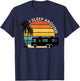 I Sleep Around Funny Van Life RV Vinatge Sunset T-Shirt - T-Shirt | Navy