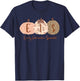 Early Intervention Specialist Pumpkin Bow EIS Fal Halloween T-Shirt - T-Shirt | Navy