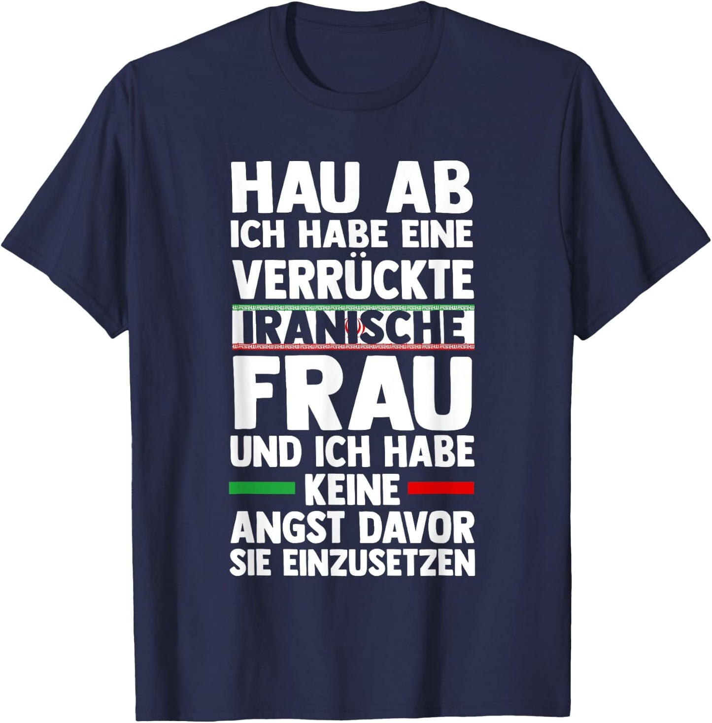 Iraner Iran , black T-Shirt - T-Shirt | Navy