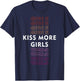 Playful Lesbian Pride with Bold and Fun Style T-Shirt - T-Shirt | Navy