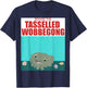 Beware the Tasselled Wobbegong Funny Shark T-Shirt - T-Shirt | Navy