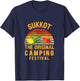 Sukkot The Original Camping Festival Sukkah Lulav Etrog T-Shirt - T-Shirt | Navy