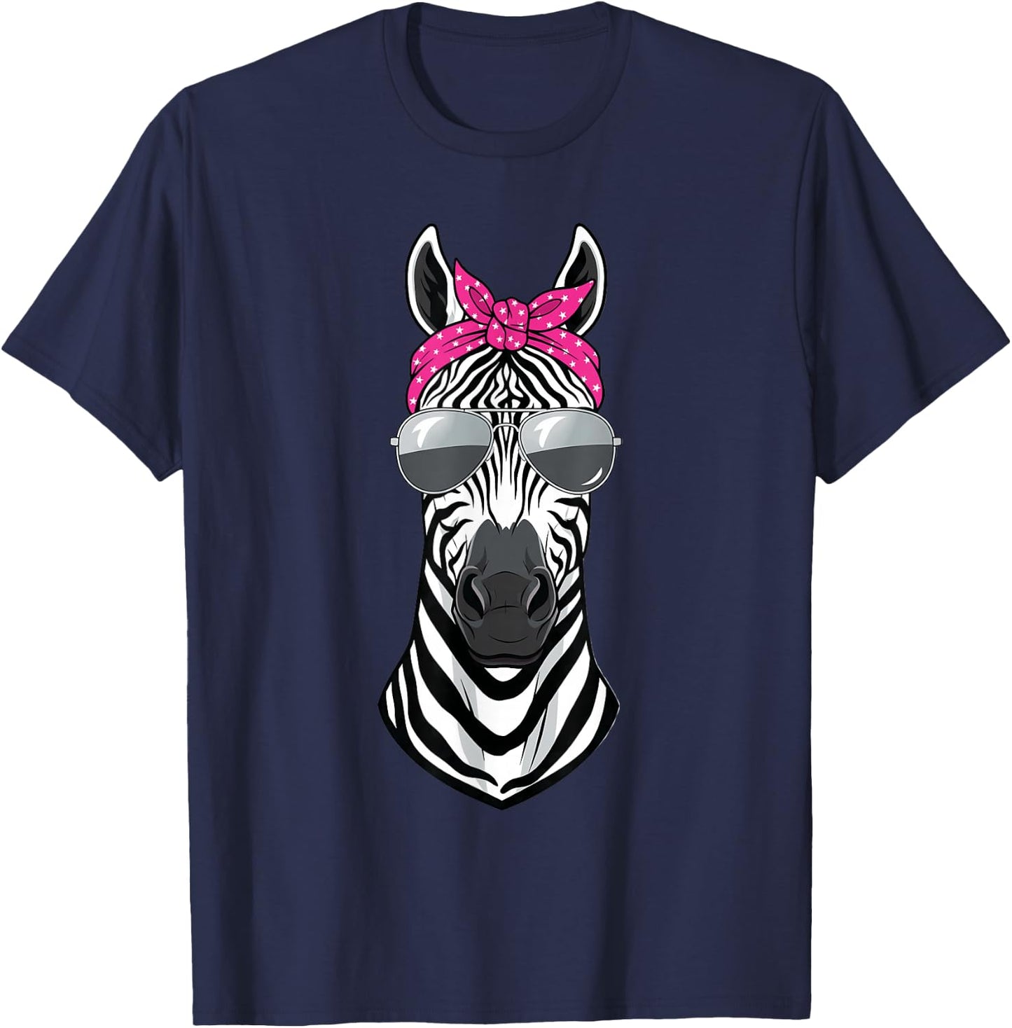 Zebra T-Shirt - T-Shirt | Navy
