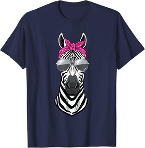 Zebra T-Shirt - T-Shirt | Navy