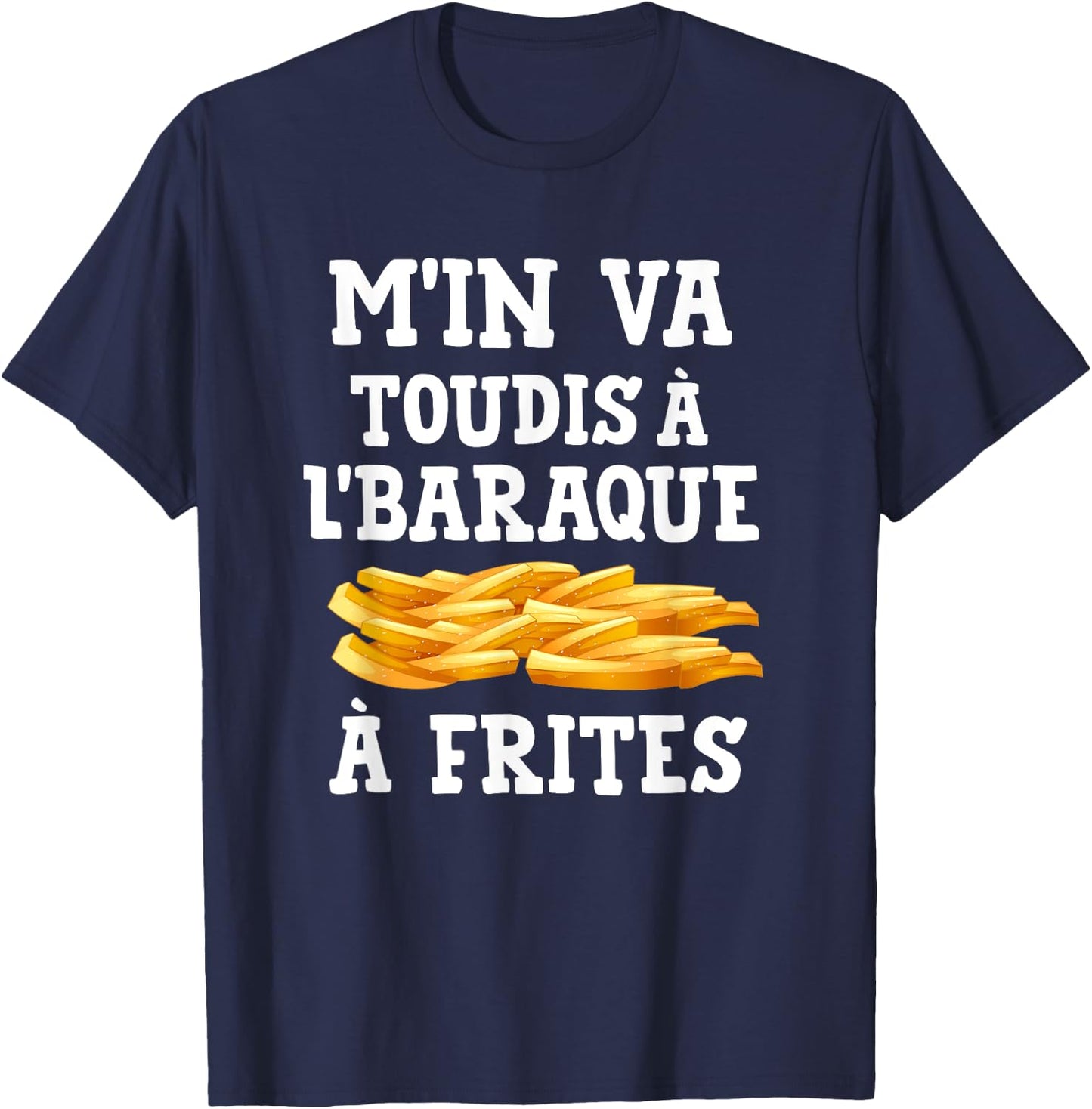 Special Gift Ch'tis - Humour et Pride du Nord , Black, S T-Shirt - T-Shirt | Navy