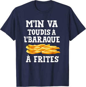 Special Gift Ch'tis - Humour et Pride du Nord , Black, S T-Shirt - T-Shirt | Navy