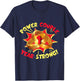 Power Couple 1 Year Strong 1st Wedding Anniversary T-Shirt - T-Shirt | Navy