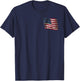 American Flag Front and Back T-Shirt - T-Shirt | Navy