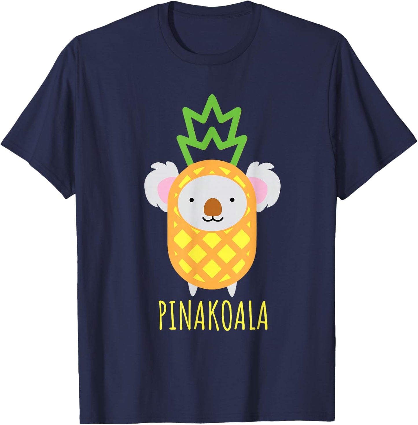 Koala T Shirt Funny Koala Bear Gift Pina Colada T-Shirt - T-Shirt | Navy
