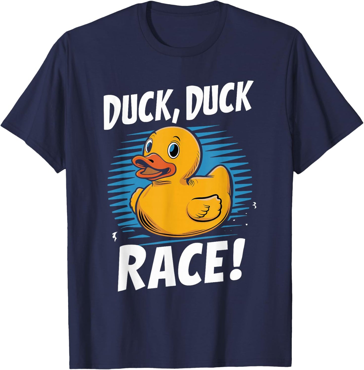 Rubber Duck Racing Team Family Competition Race T-Shirt - T-Shirt | Navy
