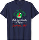 Funny Christmas Saying Save Santa A Trip To Las Vegas NV T-Shirt - T-Shirt | Navy