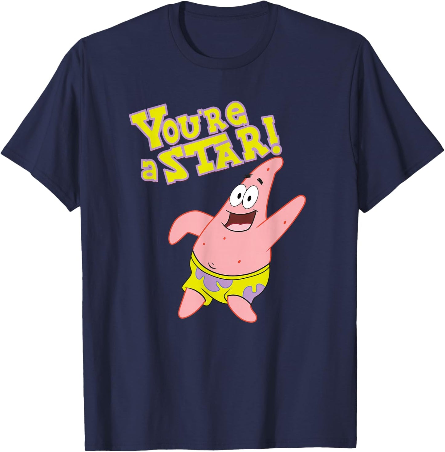 Patrick Star - You're a Star! T-Shirt - T-Shirt | Navy