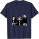 Women's Nirvana Kurt Cobain Band Portrait By AJ Barratt V-Neck T-Shirt - T-Shirt | Navy