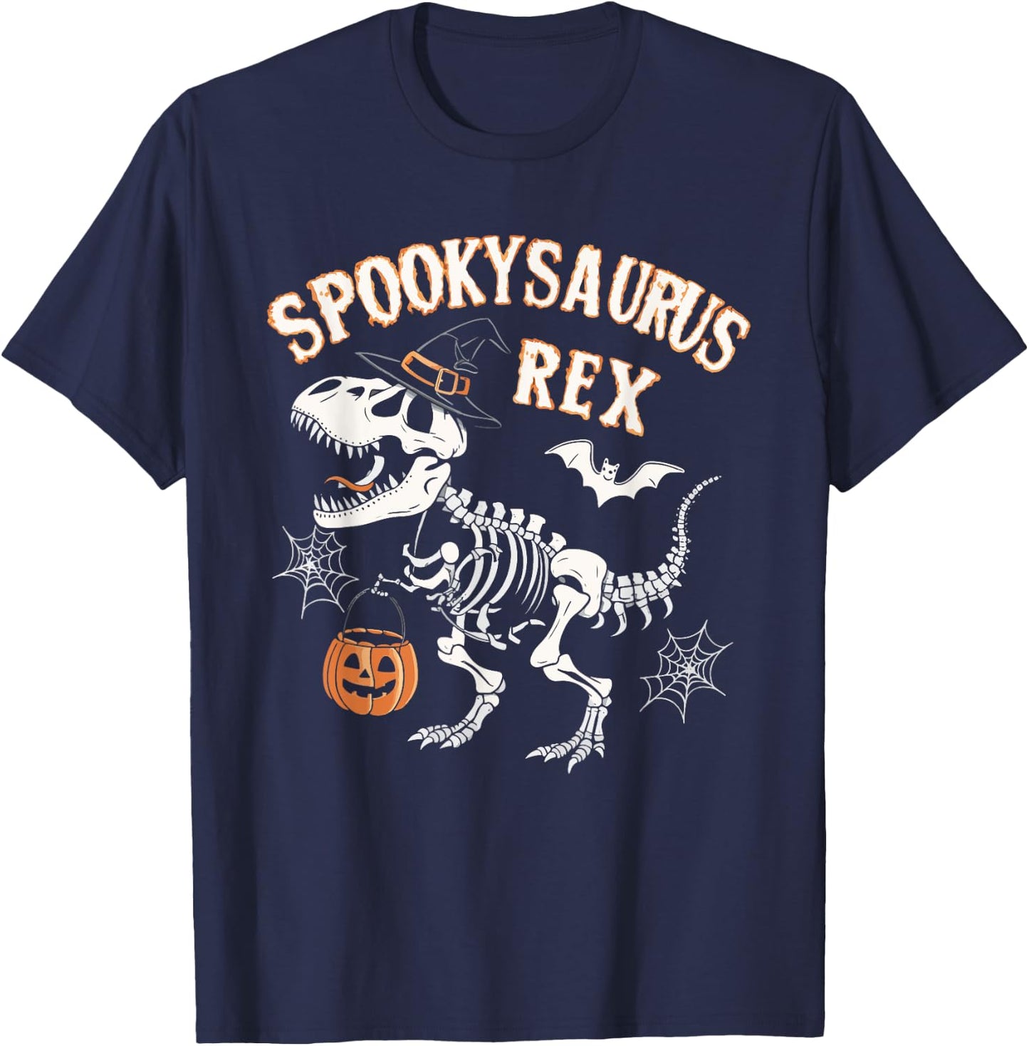 Spookysaurus Rex T-Shirt - T-Shirt | Navy