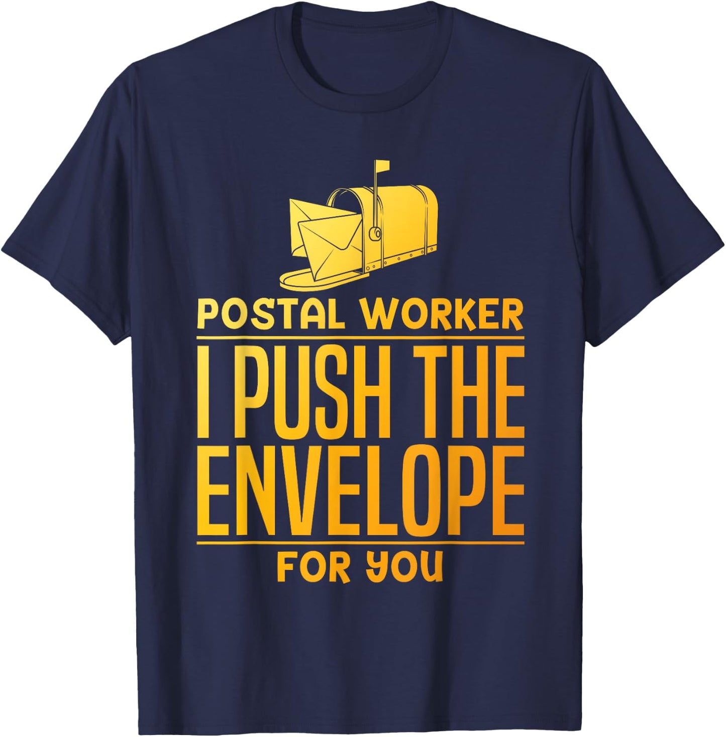 Funny Postal Worker Design Women Postmaster Mailman T-Shirt - T-Shirt | Navy