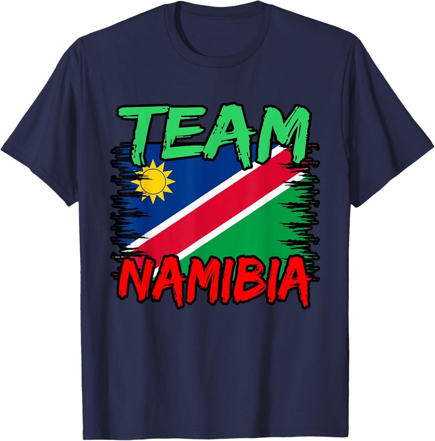 Team Namibia T-Shirt - T-Shirt | Navy