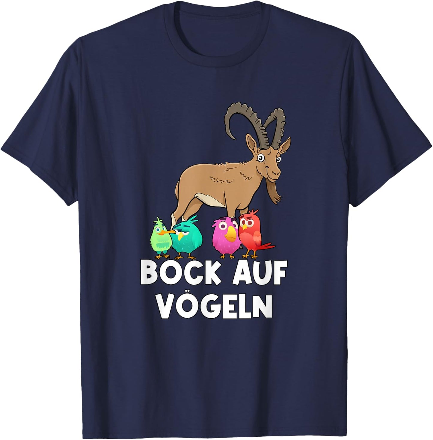Bock Auf Vögeln Sex Word Game Versauter Slogan , black T-Shirt - T-Shirt | Navy