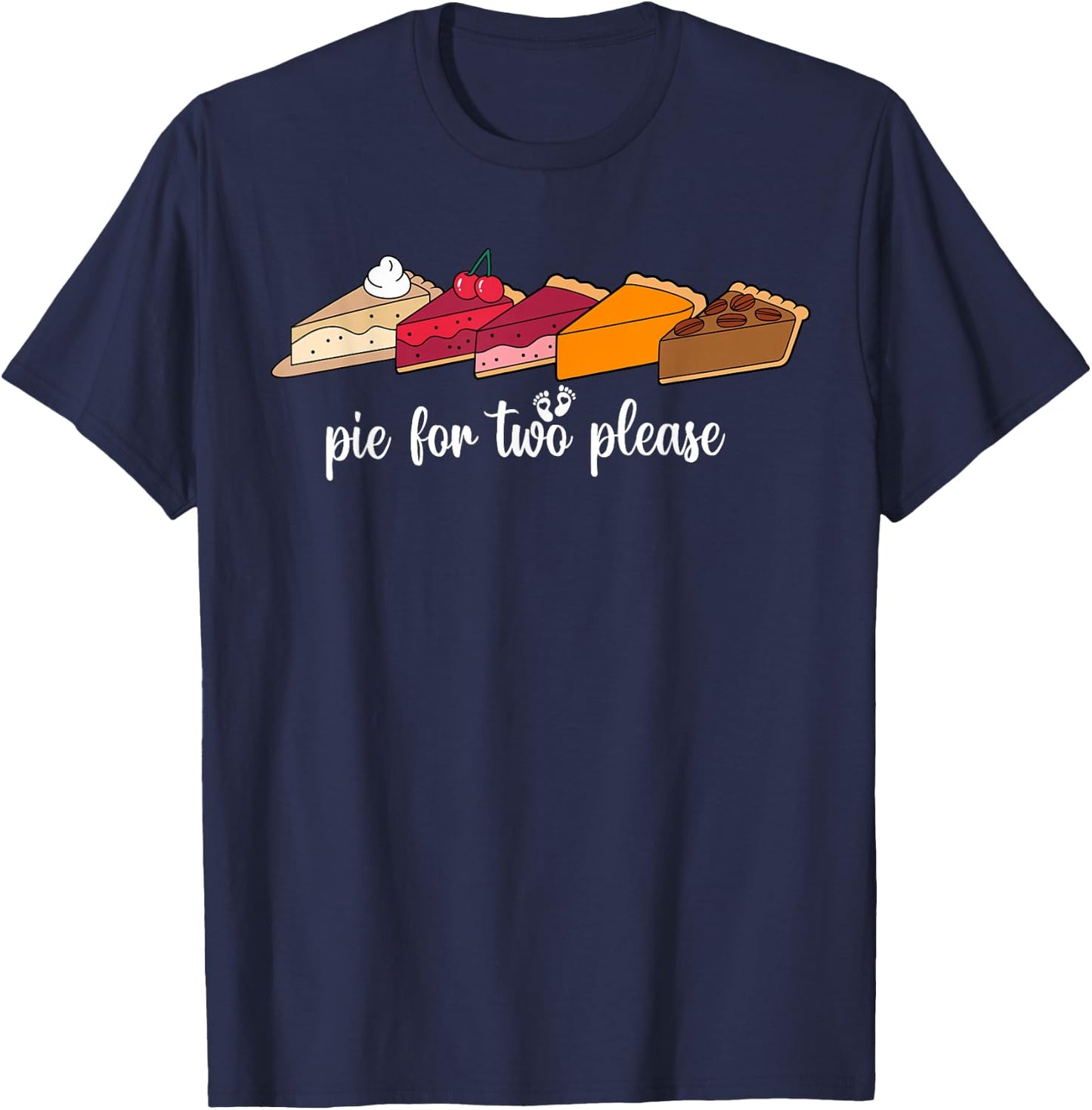 Adults Thanksgiving Pregnancy Announcement Black Small T-Shirt - T-Shirt | Navy