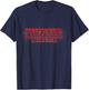 Stranger Things Logo , black T-Shirt - T-Shirt | Navy