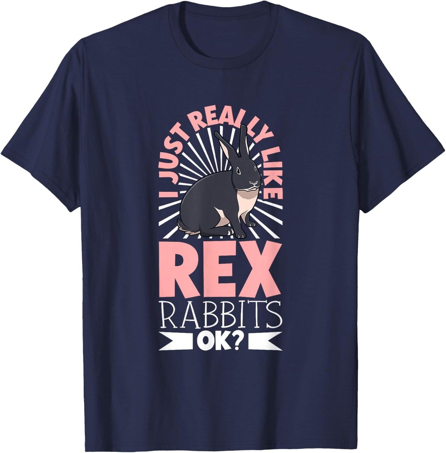 I just really like my Rex Rabbit T-Shirt - T-Shirt | Navy