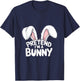 Pretend I’m A Bunny | Funny Easy Animal Costume Bunny Memes T-Shirt - T-Shirt | Navy