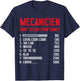 Gift man mechanical birthday passion mechanic T-Shirt - T-Shirt | Navy