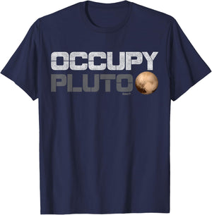 Occupy Pluto Pluto is a Planet Shirt T-Shirt - T-Shirt | Navy