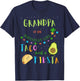Grandpa Mexican Birthday Taco Bout A Fiesta Family Matching T-Shirt - T-Shirt | Navy