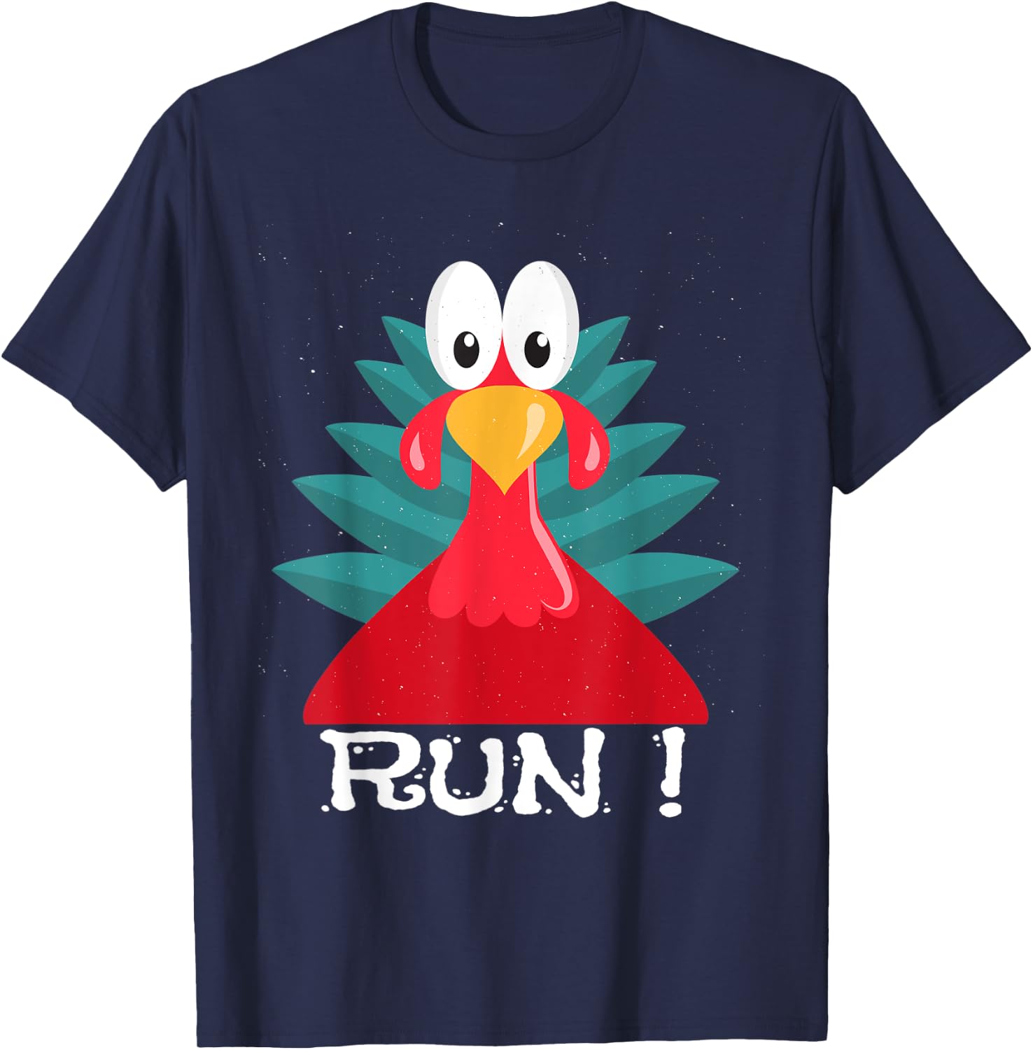 turkey adult costume running T shirt T-Shirt - T-Shirt | Navy