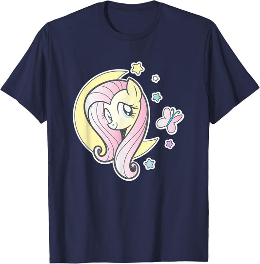 My Little Pony Fluttershy Half Moon T-Shirt - T-Shirt | Navy
