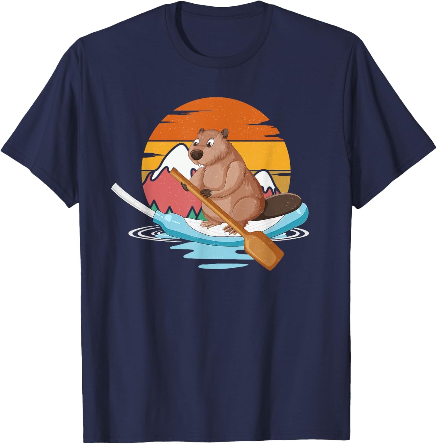 Cooter Canoe Beaver Funny Nurse Life Nursing Medical Student T-Shirt - T-Shirt | Navy