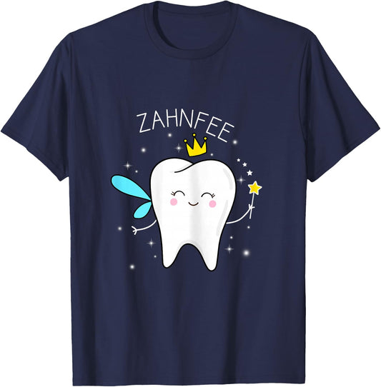Tooth Fairy Carnival Party Costume Fancy Dress Fairy , black T-Shirt - T-Shirt | Navy