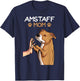 American Staffordshire Terrier Amstaff Mama Hunde T-Shirt - T-Shirt | Navy