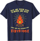 Not All Wander Lost Firewood Funny Camping Camper Men Women T-Shirt - T-Shirt | Navy