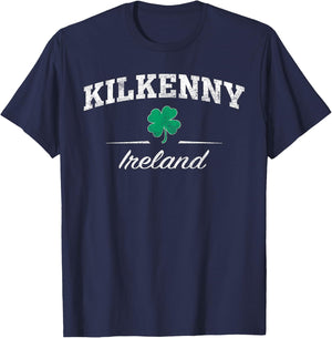 Kilkenny Ireland , Black, S T-Shirt - T-Shirt | Navy
