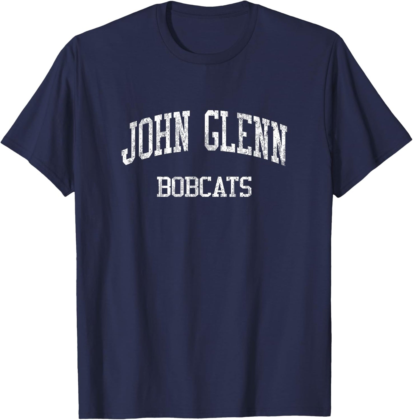 John Glenn High School HS Bay City MI Vintage Sports T-Shirt - T-Shirt | Navy