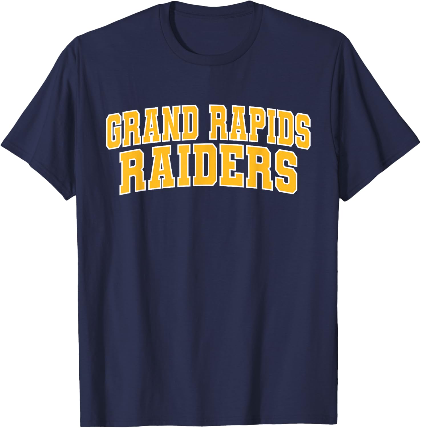 Grand Rapids Community College Raiders Apparel Sports Fan T-Shirt - T-Shirt | Navy