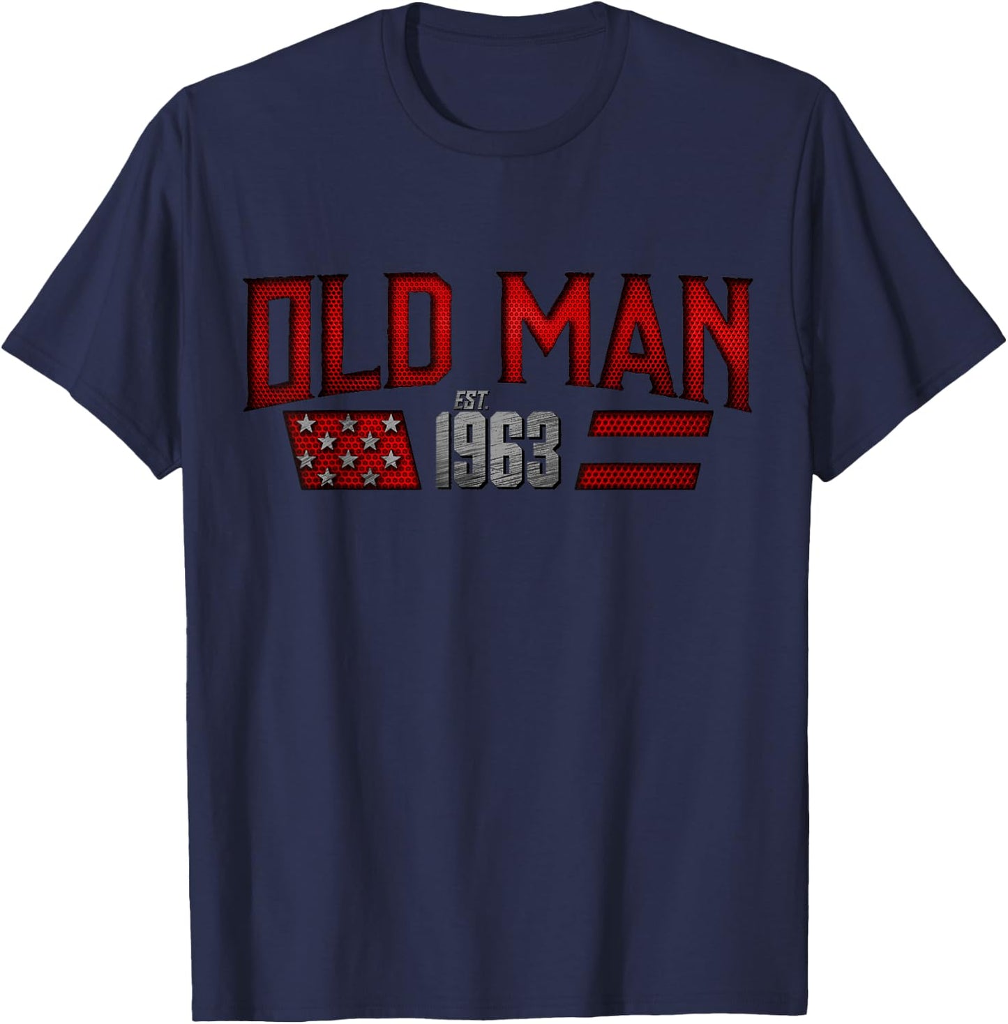 1963 Old Man Red Carbon T-Shirt - T-Shirt | Navy