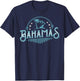 Proud Bahamas Bahamians Flag Gift Design Idea Nassau gift T-Shirt - T-Shirt | Navy