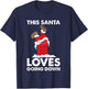 Funny Santa Chimney Joke Christmas Xmas Family Adults Men T-Shirt - T-Shirt | Navy